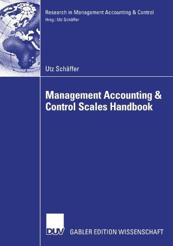 Cover for Utz Schaffer · Management Accounting &amp; Control Scales Handbook - Research in Management Accounting and Control (Paperback Bog) [2008 edition] (2007)