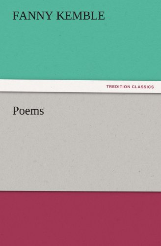 Cover for Fanny Kemble · Poems (Tredition Classics) (Paperback Book) (2012)