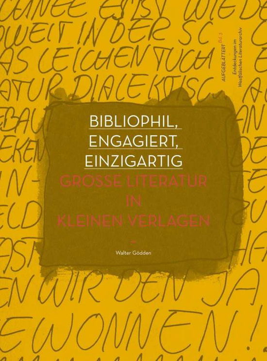 Cover for Gödden · Bibliophil, engagiert, einzigart (Book)