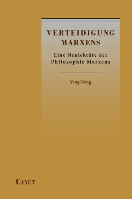 Cover for Yang Geng · Verteidigung Marxens (Paperback Book) (2020)