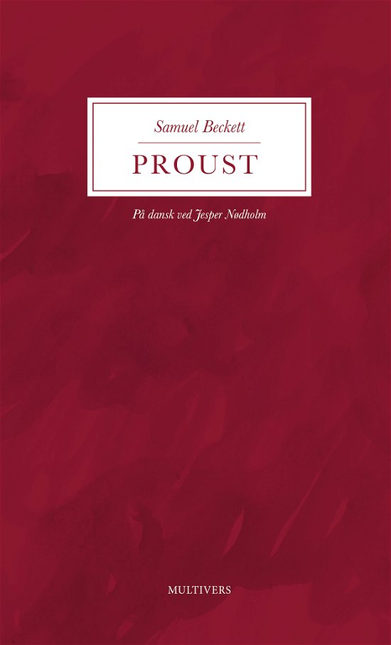 Cover for Samuel Beckett · Proust (Sewn Spine Book) [1. Painos] (2023)