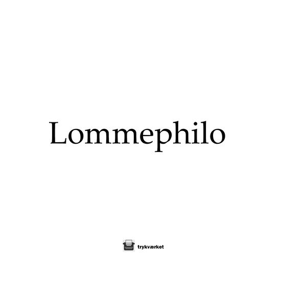 Cover for Jørgen Rye · Lommephilo (Hardcover Book) [1st edition] (2025)