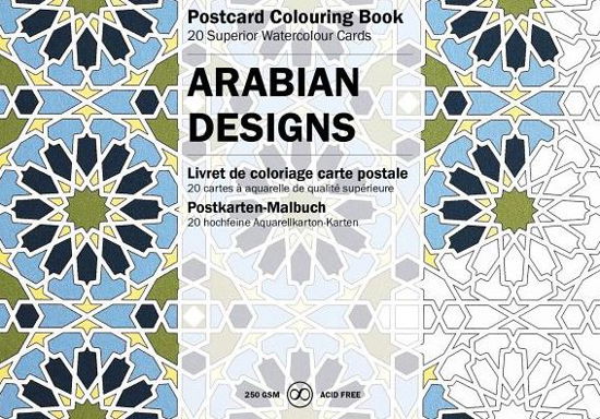 Cover for Pepin Van Roojen · Arabian Designs: Postcard Colouring Book (Pocketbok) (2015)