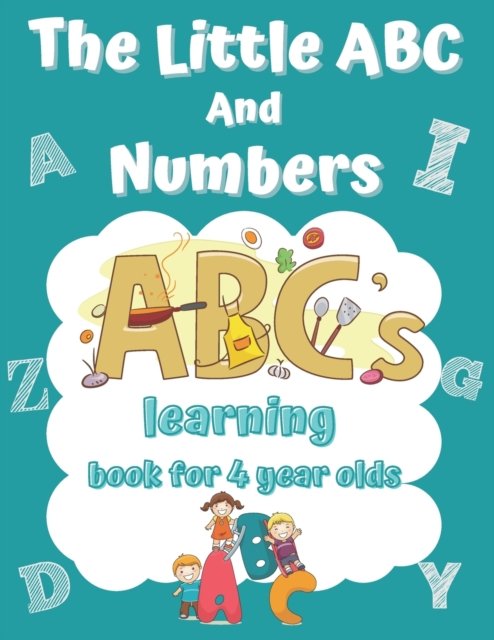 Cover for Kiwii Publisher · Simple Alphabet and Numbers Coloring Book: Learning Books for 4 Year Olds (Pocketbok) (2021)