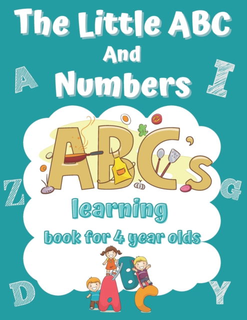 Cover for Kiwii Publisher · Simple Alphabet and Numbers Coloring Book: Learning Books for 4 Year Olds (Paperback Bog) (2021)