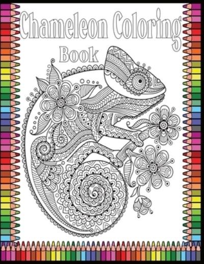 Cover for Nr Grate Press · Chameleon Coloring Book (Paperback Bog) (2020)