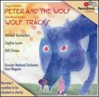 Cover for Prokofiev / Loren / Clinton / Gorbachev / Nagano · Peter &amp; the Wolf: Wolf Tracks (CD) (2003)
