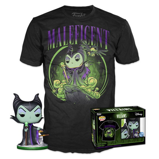 Cover for Disney: Funko Pop! &amp; Tee · Villains - Maleficent (Tg. S) (Leksaker) (2019)