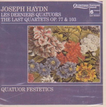 Cover for Joseph Haydn  · Quartetto Per Archi Op 77 N.1 (1799) Lobkowitz (CD)