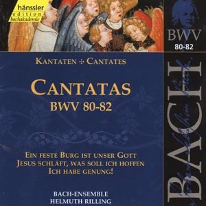 * BACH: Kantaten BWV 80-82 - Bach-collegium / Rilling - Musiikki - hänssler CLASSIC - 4010276015260 - tiistai 10. elokuuta 1999
