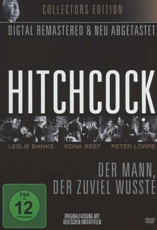 Cover for Leslie Banks / Edna Best · Der Mann,der Zuviel Wusste (A. Hitchcock Collecto (DVD) (2014)