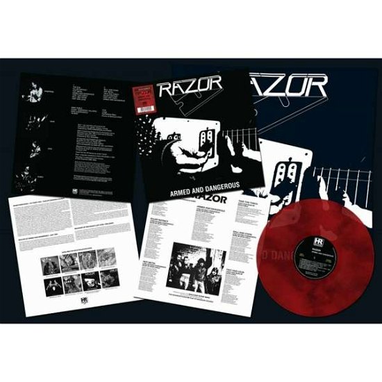 Cover for Razor · Armed and Dangerous (Marbled Vinyl) (LP) (2021)