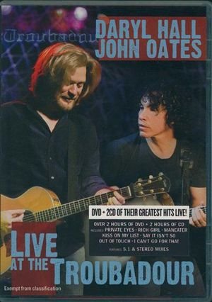 Cover for Hall &amp; Oates · Live at the Troubadour (CD) (2009)
