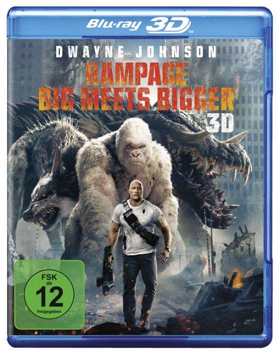 Rampage: Big Meets Bigger-blu-ray 3D - Dwayne... Dwayne the Rock Johnson - Elokuva -  - 5051890314260 - torstai 4. lokakuuta 2018