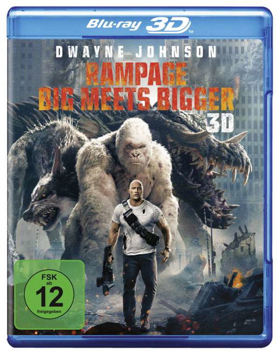 Rampage: Big Meets Bigger-blu-ray 3D - Dwayne... Dwayne the Rock Johnson - Películas -  - 5051890314260 - 4 de octubre de 2018