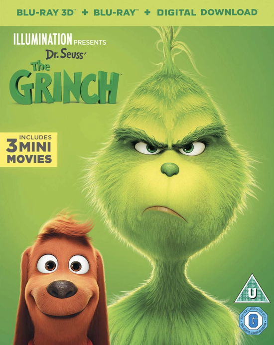 Dr Seuss - The Grinch 3D + 2D - Grinch the 2019 3D - Elokuva - Universal Pictures - 5053083181260 - maanantai 11. maaliskuuta 2019