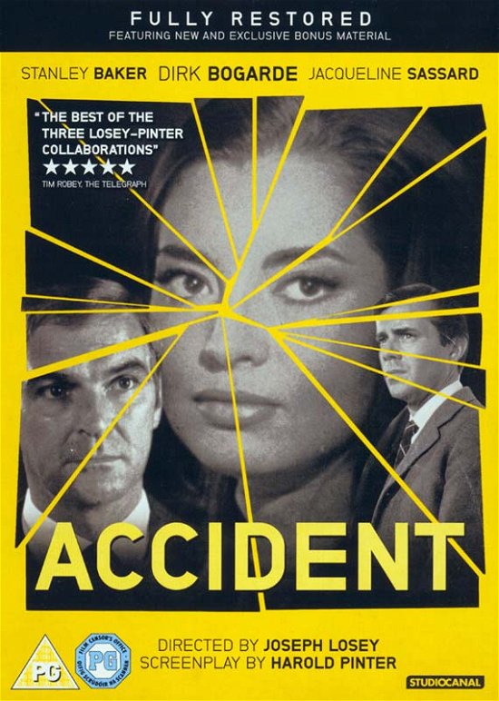 Accident - Joseph Losey - Filmes - Studio Canal (Optimum) - 5055201822260 - 8 de abril de 2013