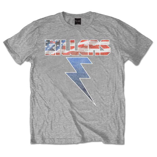 The Killers Unisex T-Shirt: Bolt - Killers - The - Merchandise - ROFF - 5055295362260 - January 15, 2015