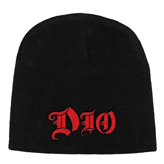 Cover for Dio · Dio Unisex Beanie Hat: Logo (TØJ) [Black - Unisex edition]