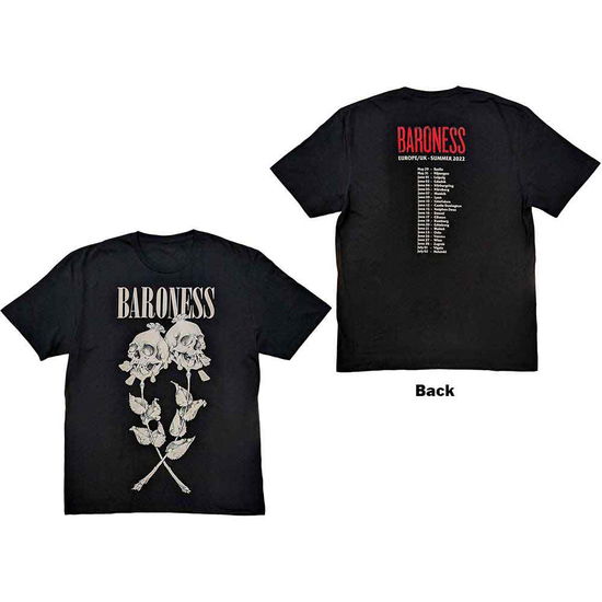 Baroness Unisex T-Shirt: Razor Bloom (Back Print) - Baroness - Mercancía -  - 5056561093260 - 