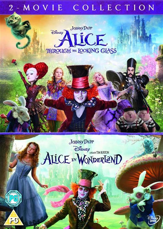 Cover for James Bobin · Alice In Wonderland / Alice Through The Looking Glass (DVD) (2016)
