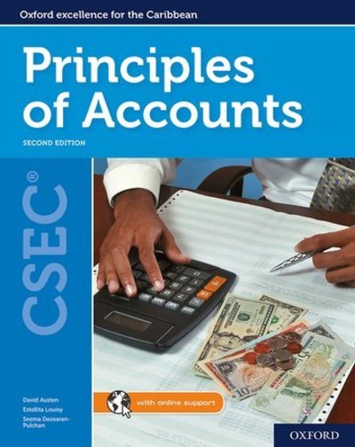 Cover for Austen, David (, UK) · Principles of Accounts for CSEC (Book) [2 Revised edition] (2019)