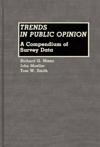 Cover for John Mueller · Trends in Public Opinion: A Compendium of Survey Data - Documentary Reference Collections (Hardcover Book) (1989)