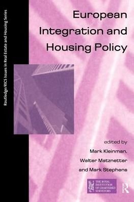 European Integration and Housing Policy - Mark Stephens - Bücher - Taylor & Francis Ltd - 9780415170260 - 5. November 1998
