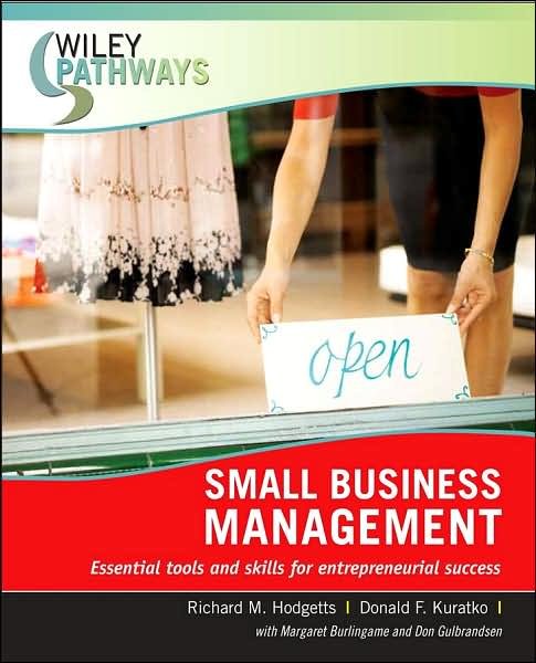 Wiley Pathways Small Business Management - Richard M. Hodgetts - Libros - John Wiley and Sons Ltd - 9780470111260 - 1 de marzo de 2007