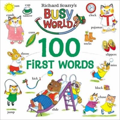 Cover for Richard Scarry · Richard Scarry's 100 First Words (Board book) (2022)