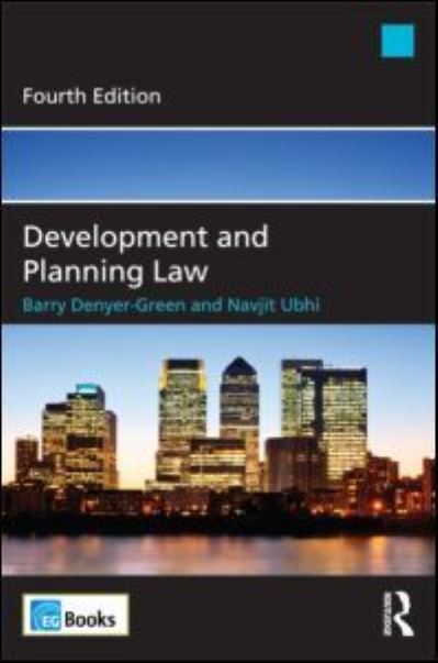 Cover for Barry Denyer-Green · Development and Planning Law (Paperback Book) (2012)