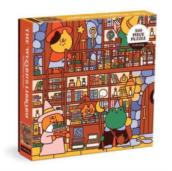 Cover for Mudpuppy · The Wizard's Library 500 Piece Family Puzzle (GAME) (2022)