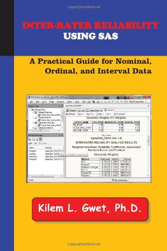 Inter-rater Reliability Using Sas: a Practical Guide for Nominal, Ordinal, and Interval Data - Kilem Li Gwet - Books - Advanced Analytics, LLC - 9780970806260 - November 15, 2010