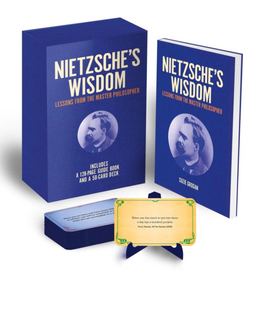 Cover for Suzie Grogan · Nietzsche's Wisdom Book &amp; Card Deck: Includes 128-page guide book and a 50-card deck - Arcturus Inspiration Kits (Paperback Book) (2025)