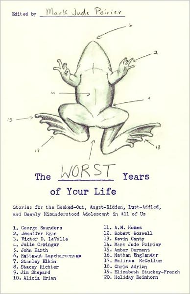 Cover for Mark Jude Poirier · The Worst Years of Your Life: Stories for the Geeked-out, Angst-ridden, Lust-addled, and Deeply Misunderstood Adolescent in All of Us (Pocketbok) (2007)