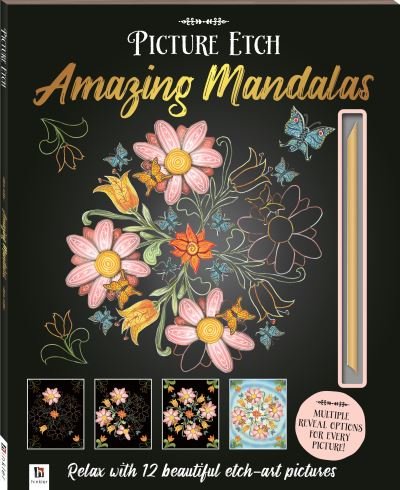 Cover for Hinkler Pty Ltd · Picture Etch: Amazing Mandalas - Picture Etch (Paperback Book) (2019)