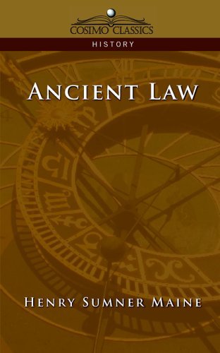 Cover for Henry Sumner Maine · Ancient Law (Paperback Book) (2005)