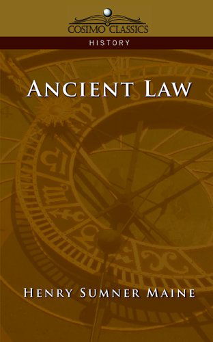 Cover for Henry Sumner Maine · Ancient Law (Taschenbuch) (2005)