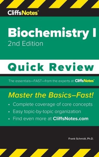 CliffsNotes Biochemistry I - Frank Schmidt - Bøger - CliffsNotes - 9781957671260 - 9. november 2022