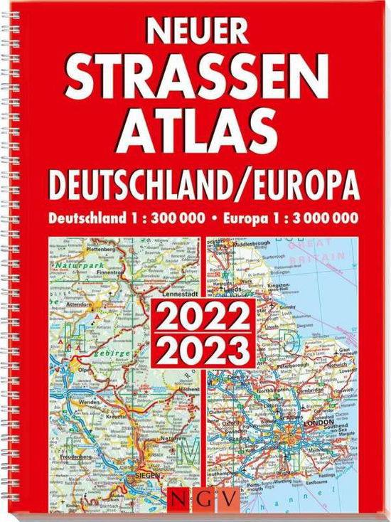 Neuer Straßenatlas Deutschland / Europa 2022/2023 - Naumann & Göbel Verlagsg. - Books - Naumann & Göbel Verlagsg. - 9783625143260 - September 7, 2021