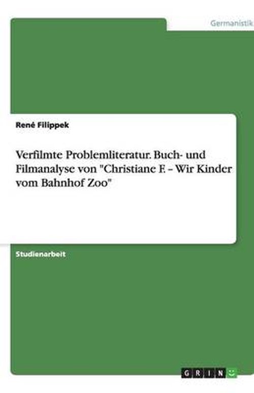 Cover for Ren Filippek · Verfilmte Problemliteratur. Buch- und F (Book) [German edition] (2008)