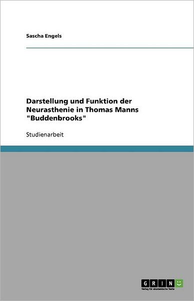 Cover for Engels · Darstellung und Funktion der Neu (Buch) [German edition] (2009)