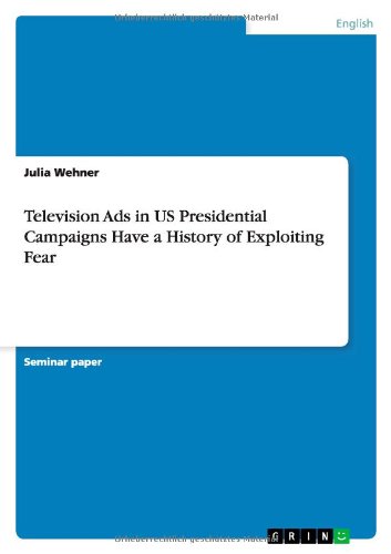 Cover for Wehner · Television Ads in US Presidentia (Paperback Book) (2012)