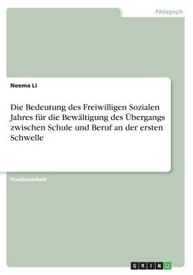 Cover for Li · Die Bedeutung des Freiwilligen Sozia (Buch) (2017)
