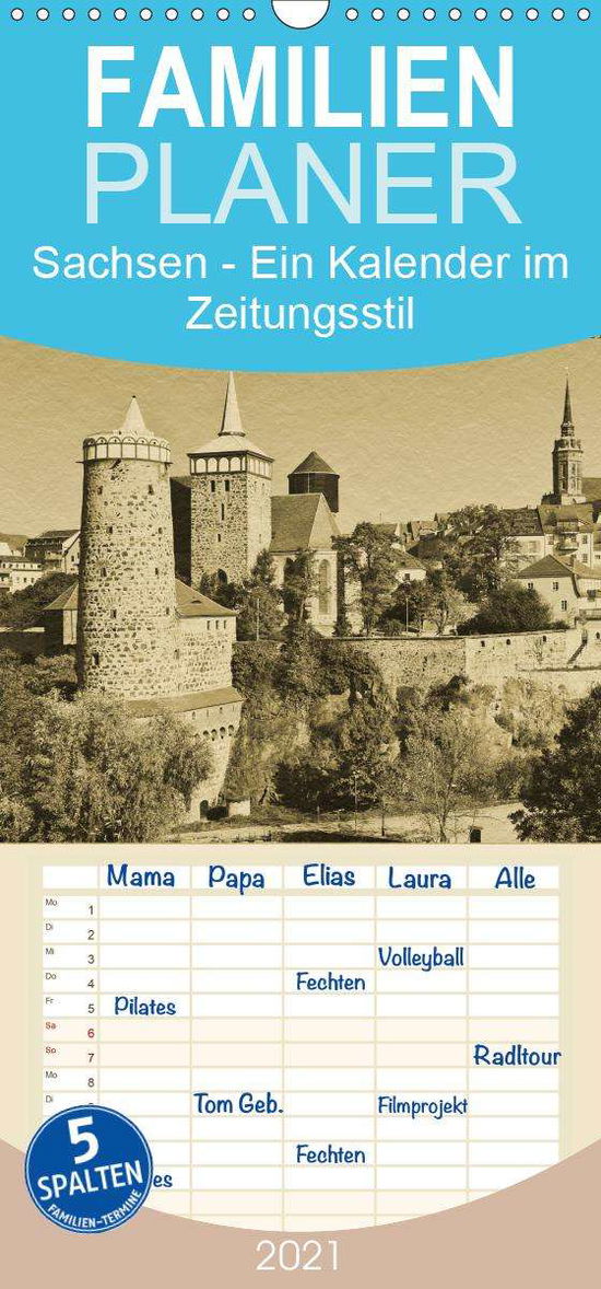 Cover for Kirsch · Sachsen - Familienplaner hoch (W (Book)