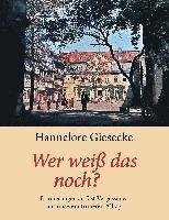 Cover for Giesecke · Wer weiß das noch? (Bok)