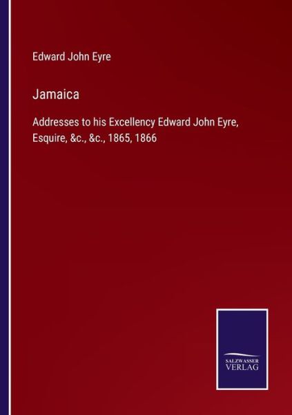 Cover for Edward John Eyre · Jamaica (Paperback Book) (2021)