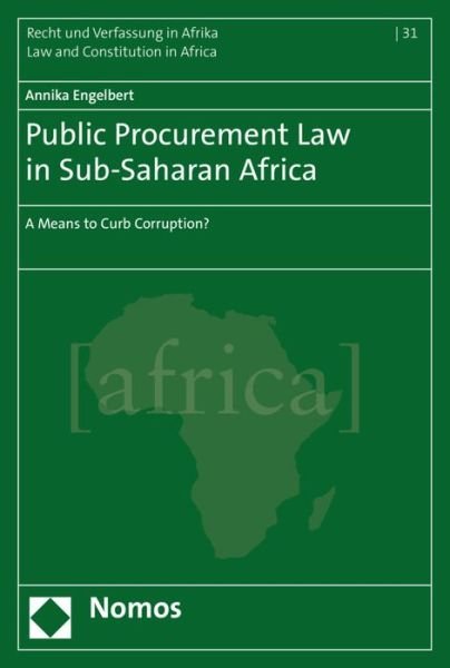 Cover for Engelbert · Public Procurement Law in Sub (Bog) (2017)