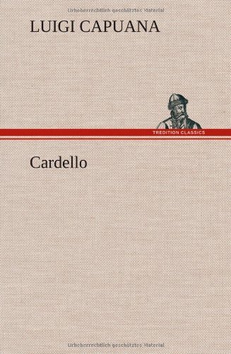 Cover for Luigi Capuana · Cardello (Hardcover Book) [German edition] (2012)