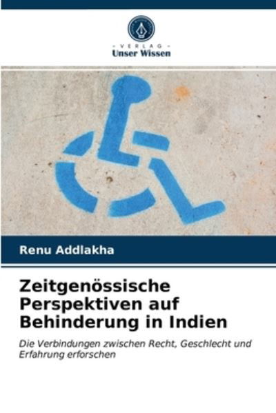 Cover for Renu Addlakha · Zeitgenoessische Perspektiven auf Behinderung in Indien (Paperback Book) (2021)